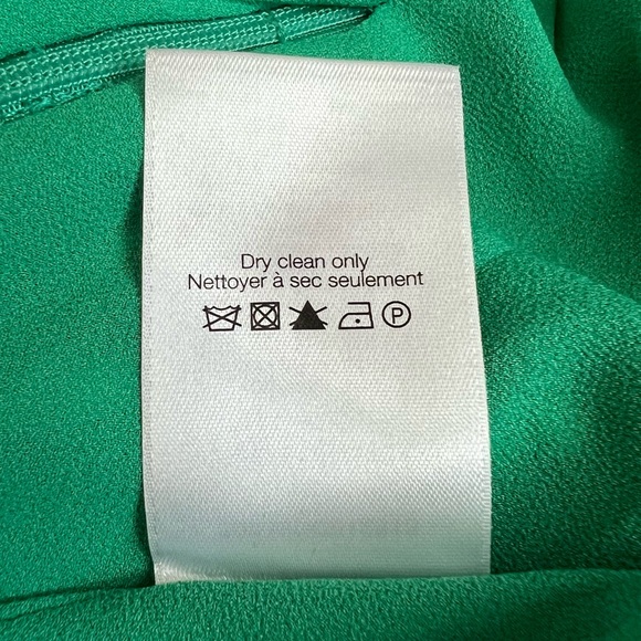 Veronica Beard Women’s Maria Green Floral Printed Silk Ruched Mini Dress Size 0 - Picture 10 of 12